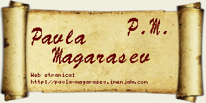 Pavla Magarašev vizit kartica